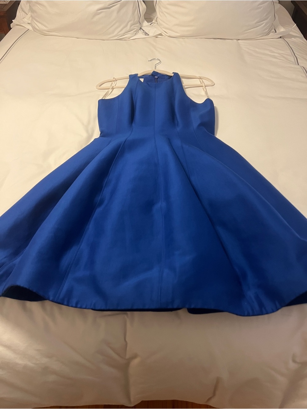 Halston Heritage Girls' Royal Blue Fit-and-Flare Formal Dress